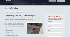 Godfrey Screenshot 3 – Kanata Landing Page